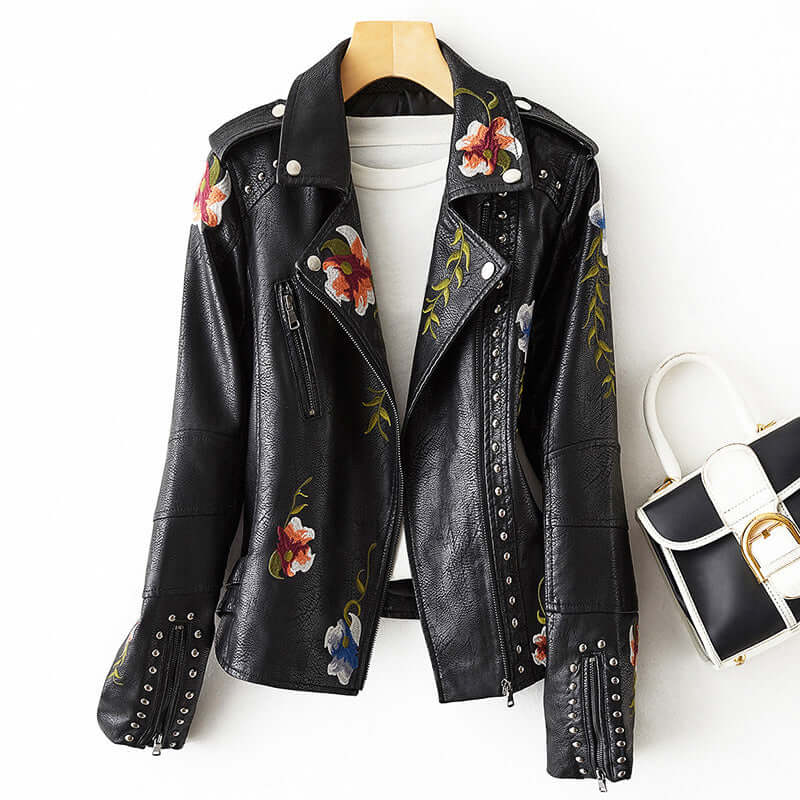 Women's Retro Floral Print Jacket