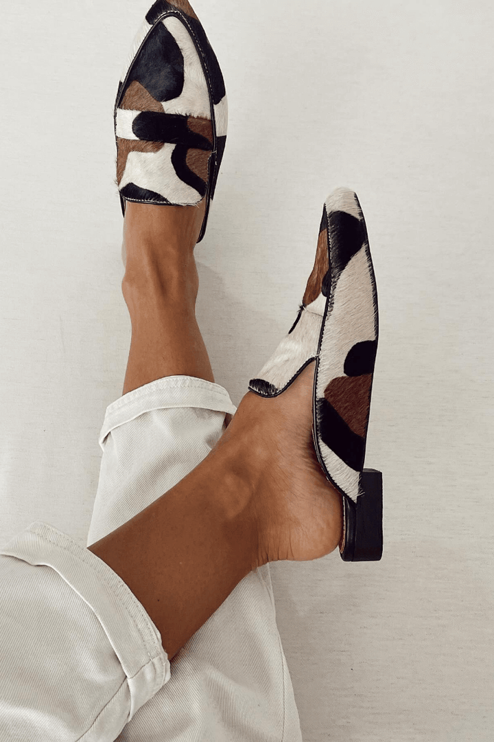Britney Loafer With Abstract Pattern - Elena Harper