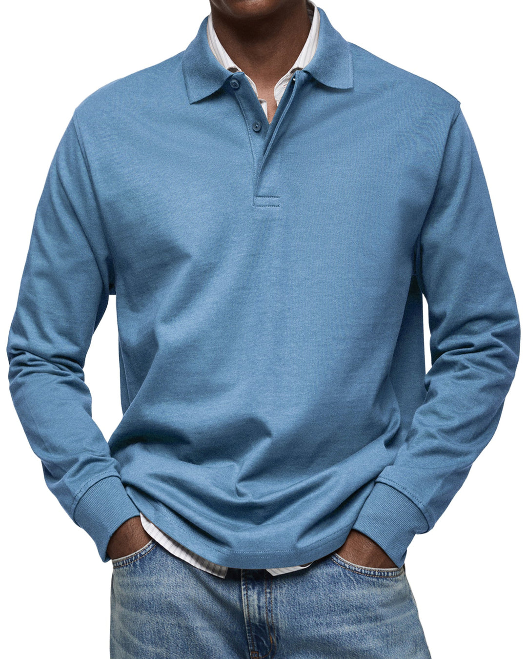 Luxury Long-sleeved Polo - Elena Harper
