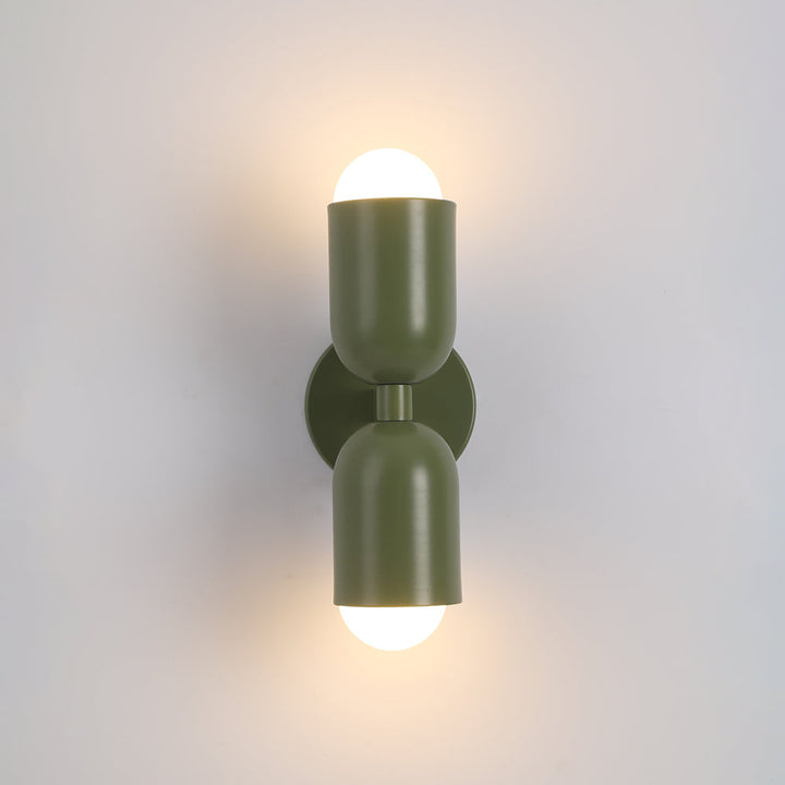 Colorful Double-Headed Wall Sconce – Modern Design