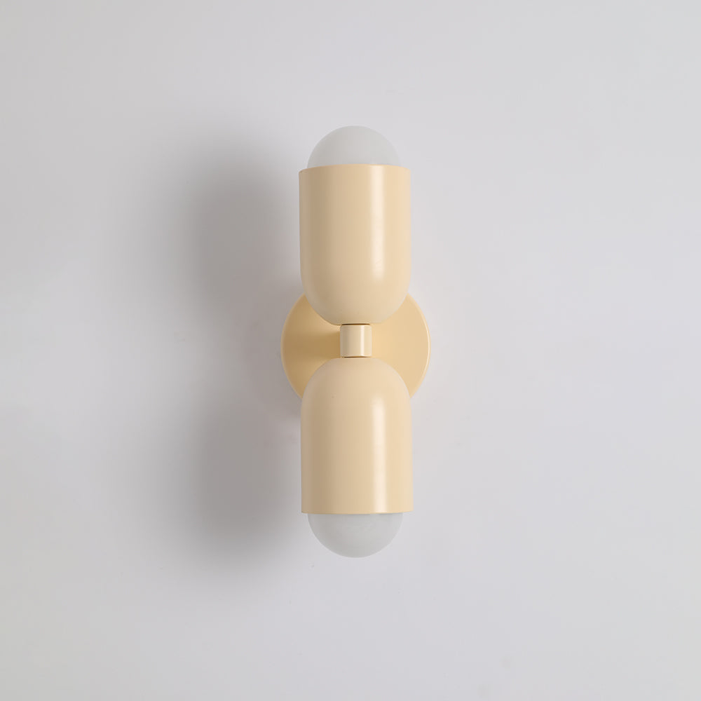 Colorful Double-Headed Wall Sconce – Modern Design