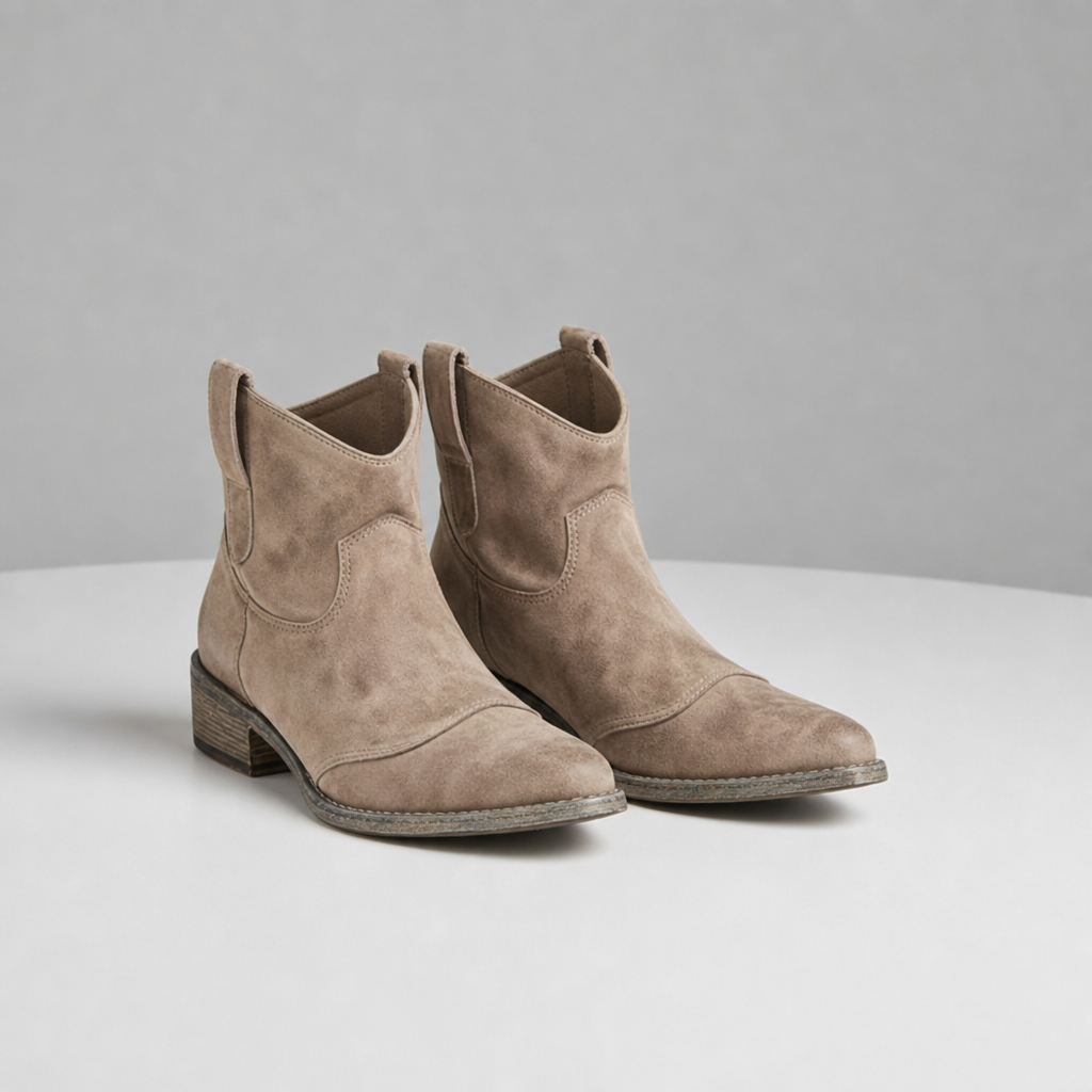 Arles Vintage Western Ankle Boots