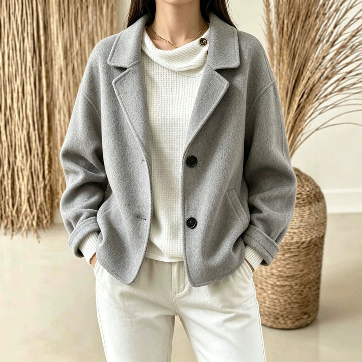 Women's Slim Two-Button Suit - Minimalist and Chic