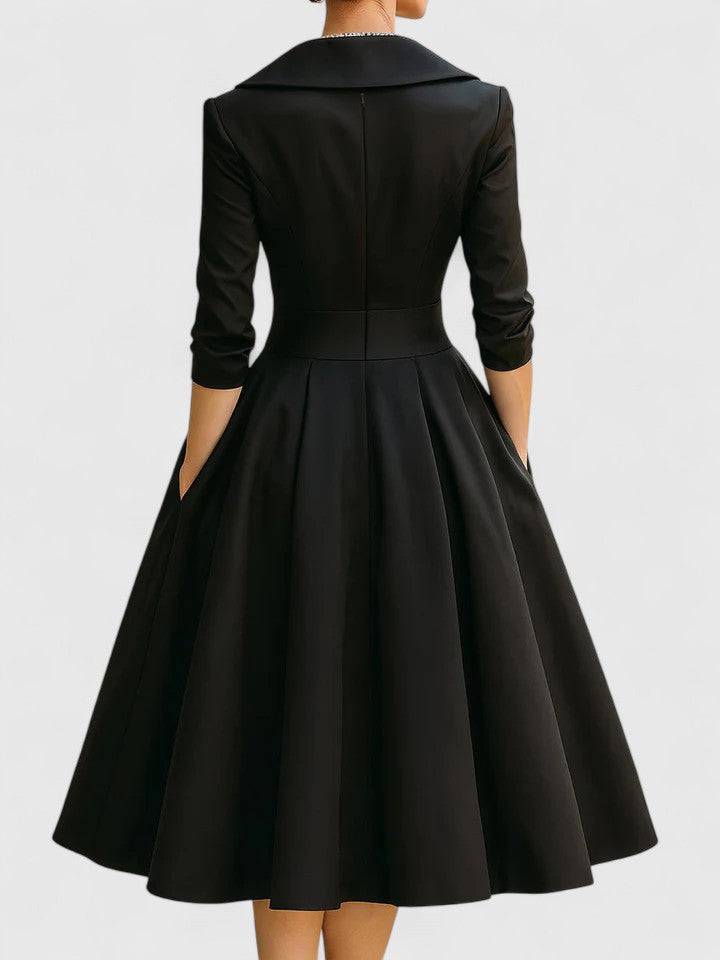 Yan™  |  Elegant Midi Dress