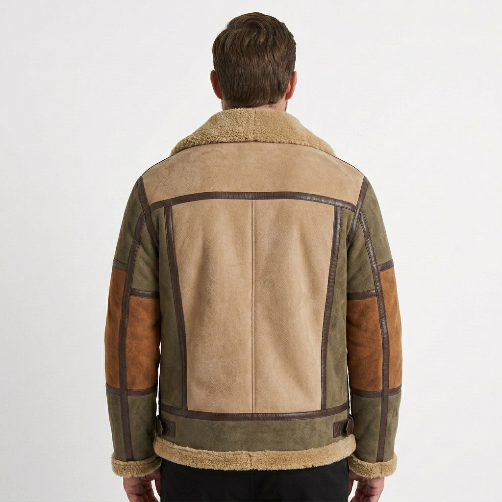 Structured Winter Jacket with Zipper Closure
