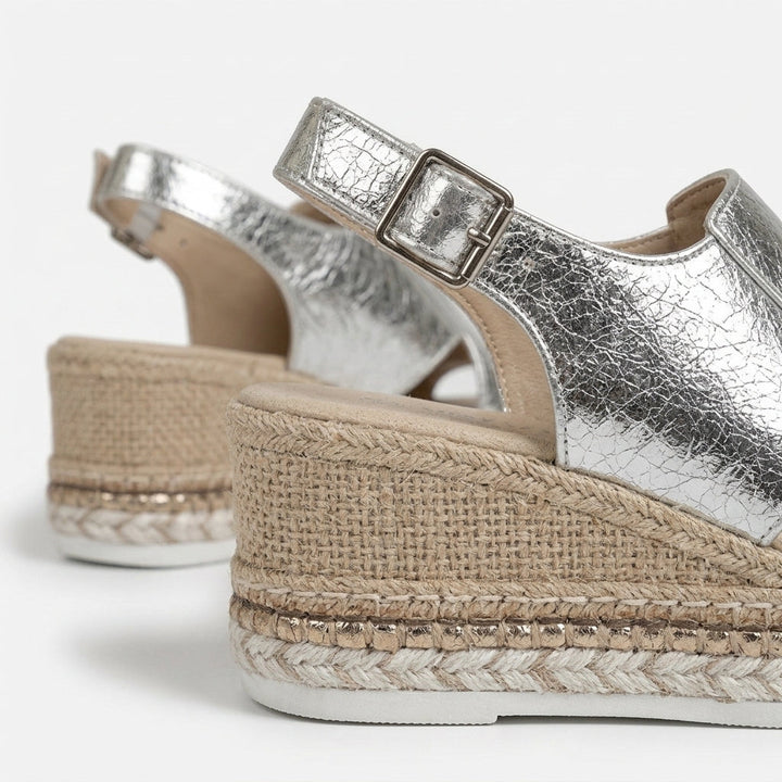 Metallic Wedge Sandals Summer Holiday