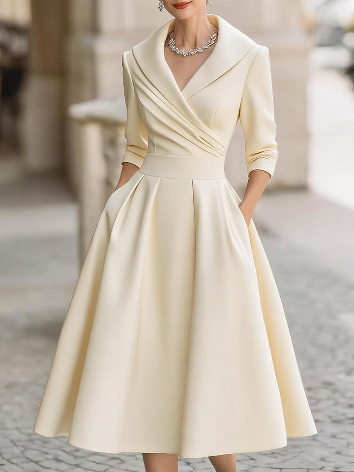 Lina™  |  Midi Dress Silky