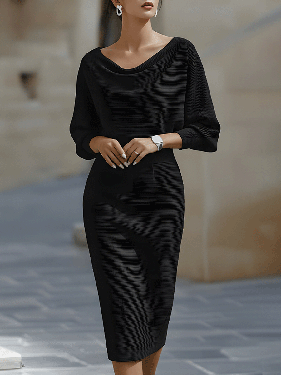 Ailany Luxurious Midi Dress - Elena Harper