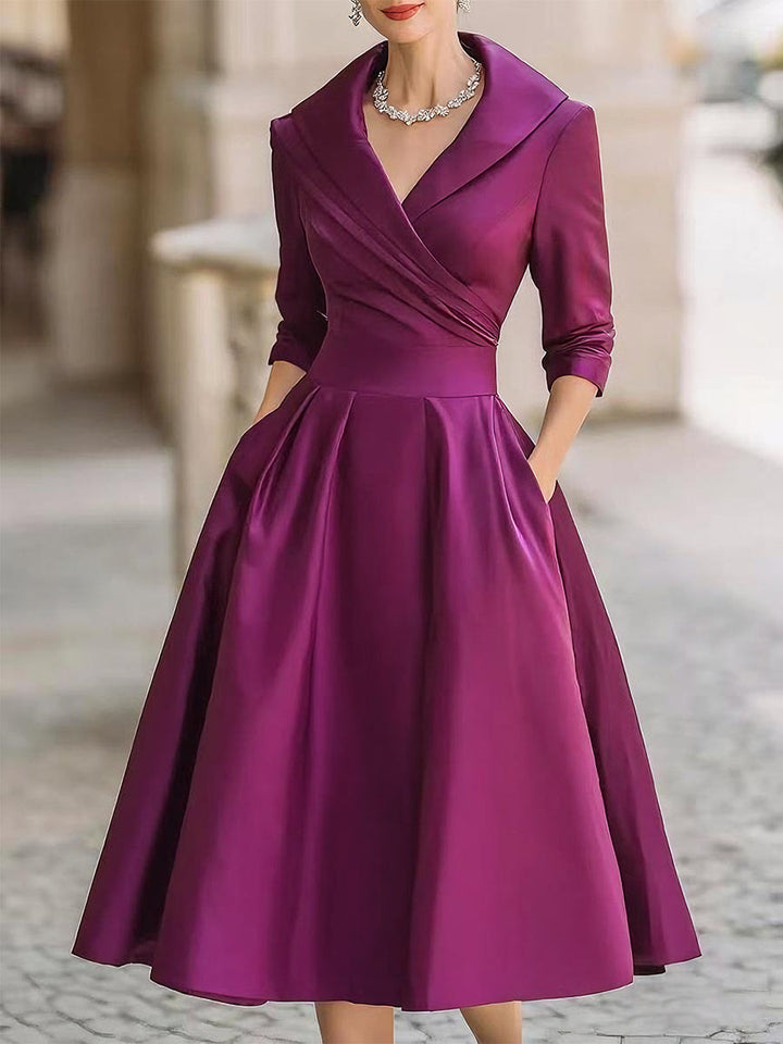Lina™  |  Midi Dress Silky