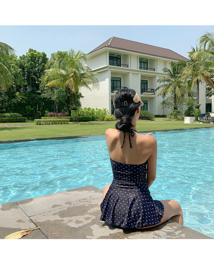 Mala - Polka Dot Swimsuit Dress