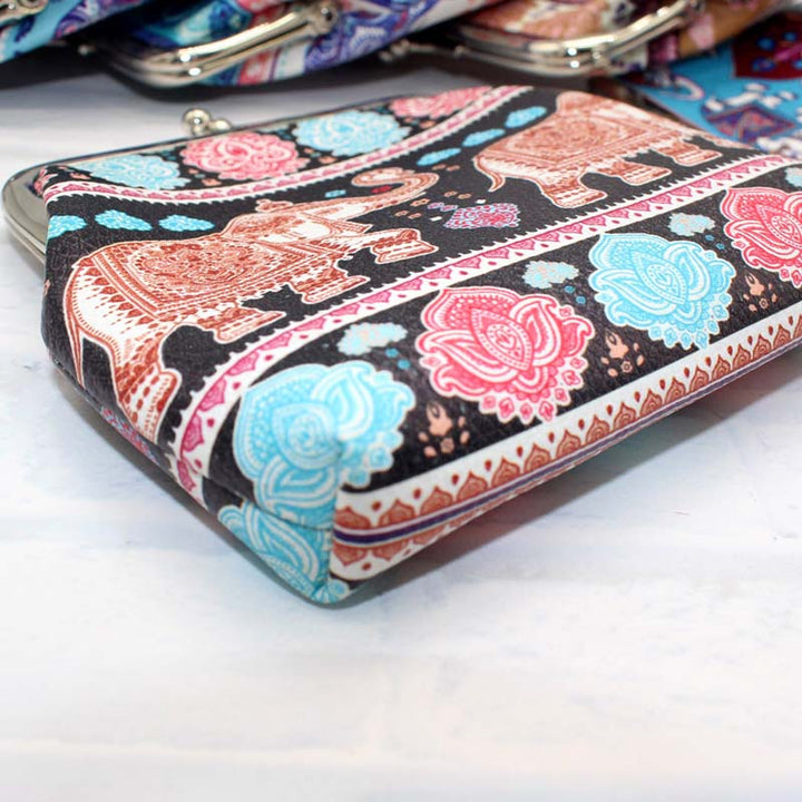 Vintage Ethnic Print Wallet