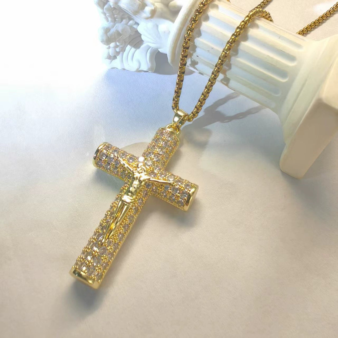 Crucielle | Jesus Cross Pendant Necklace