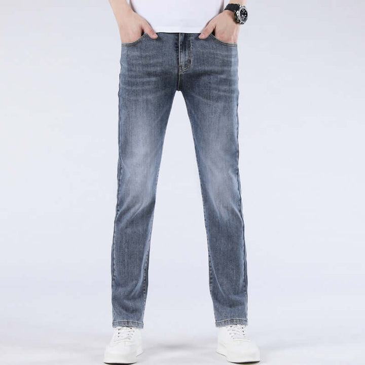 Men's Straight Leg Jeans, view 3 - Elena Harper