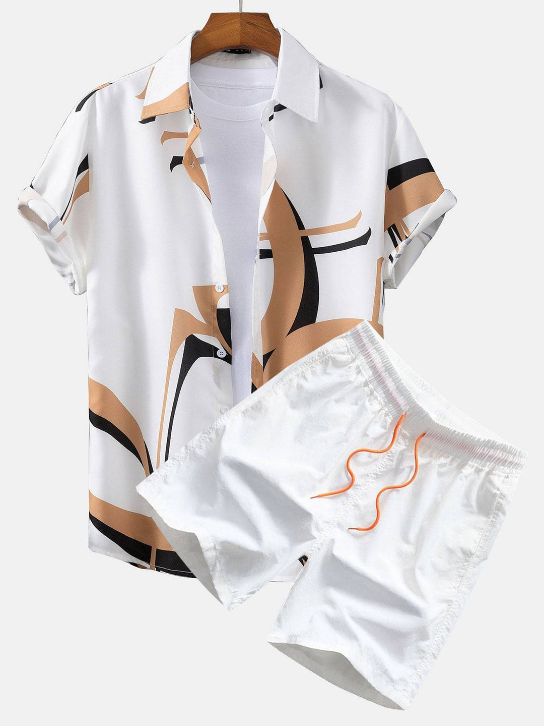 Egbert™ Summer Swim Set by Emma & Rose Manhattan, two-piece outfit for kids, featuring colorful swimwear with playful patterns.