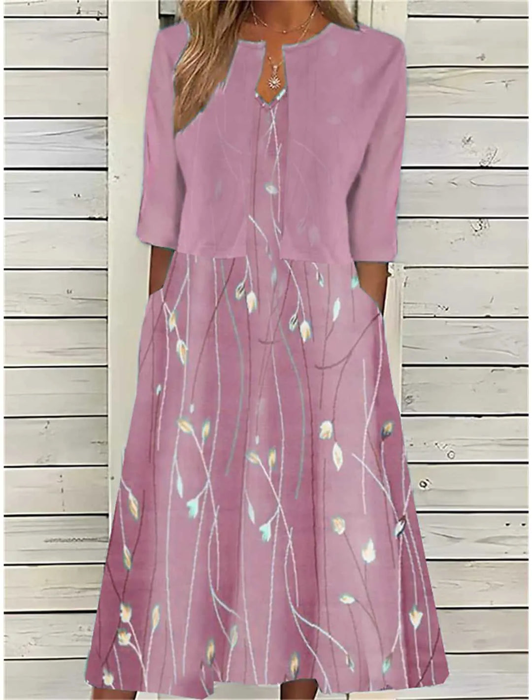 Ivy – Elegant Floral Midi Co-Ord Set