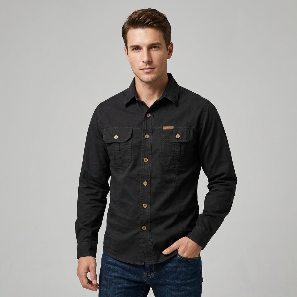 STRUCTURED SHIRT FOR MEN
