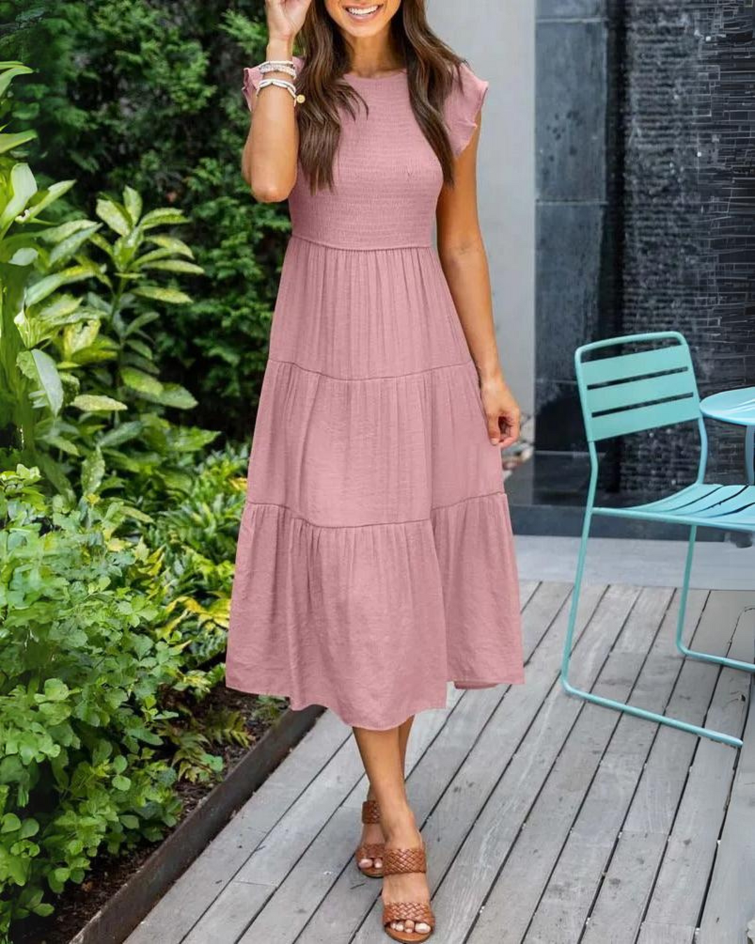 Liana Elegant Dress, view 4 - Elena Harper