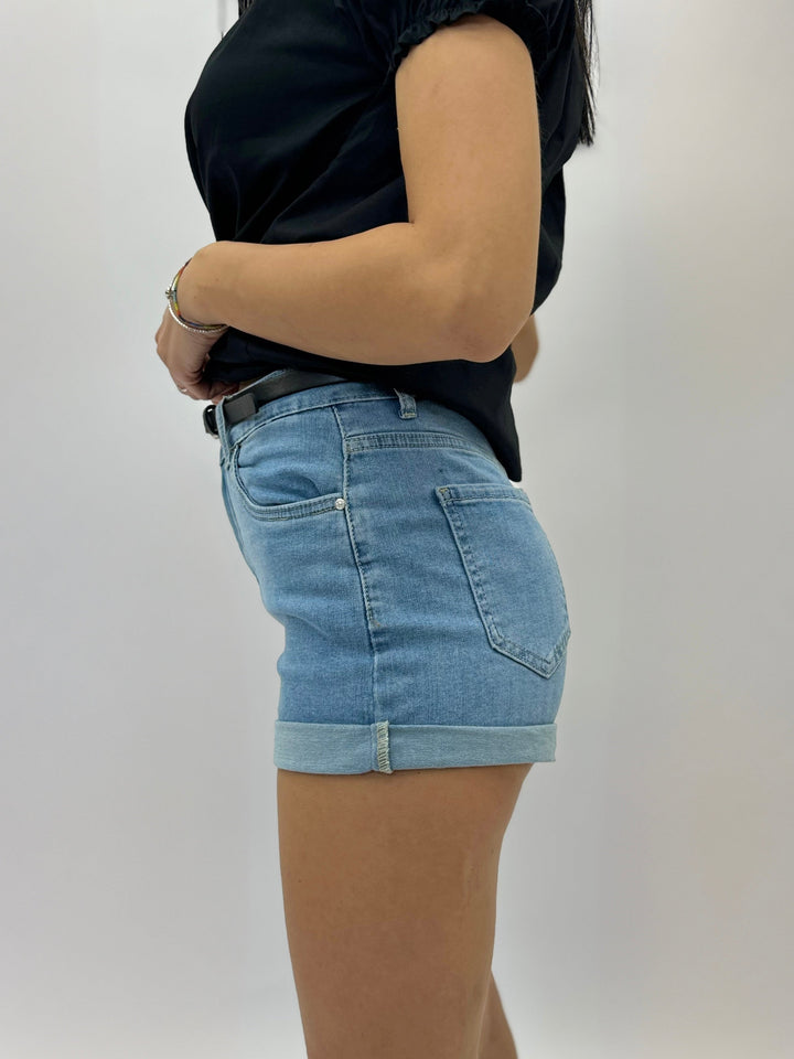 Greta™  |  Belted Shorts Cuffs