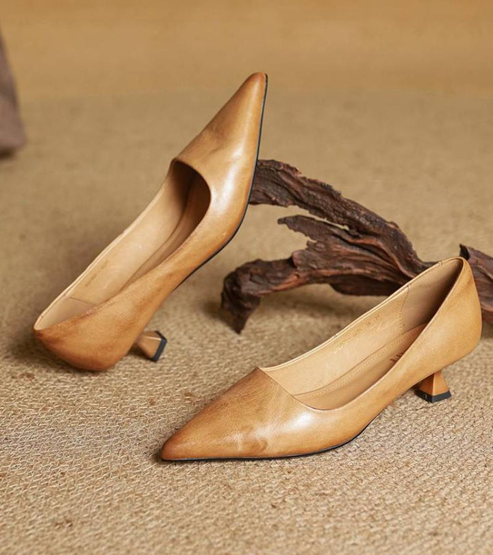 Aeris | Leather Court Shoes