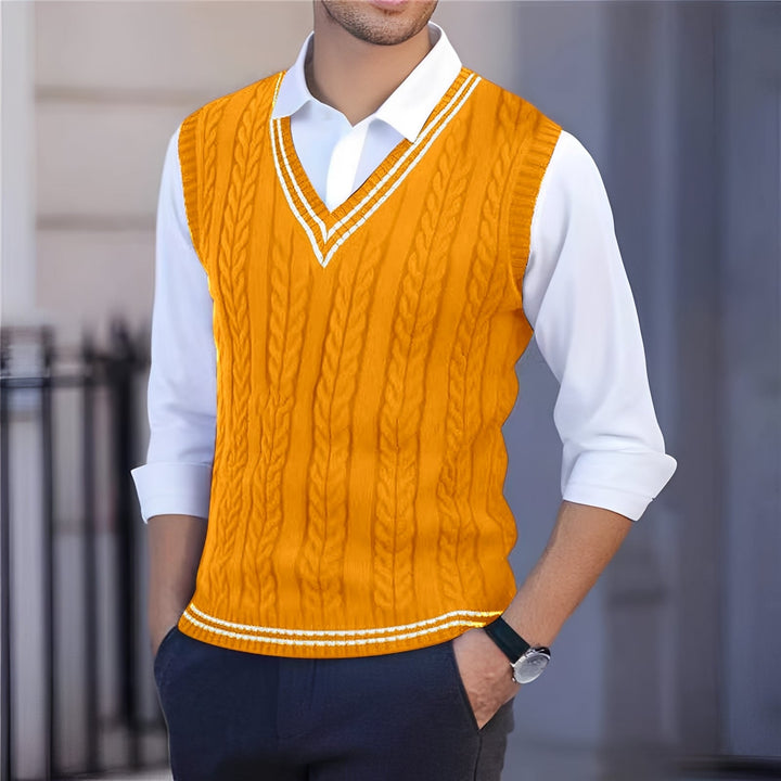 Bobbie Stylish V-Neck Vest - Elena Harper