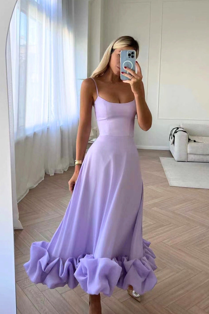 Ariana Graceful Flowing Dress, view 6 - Elena Harper