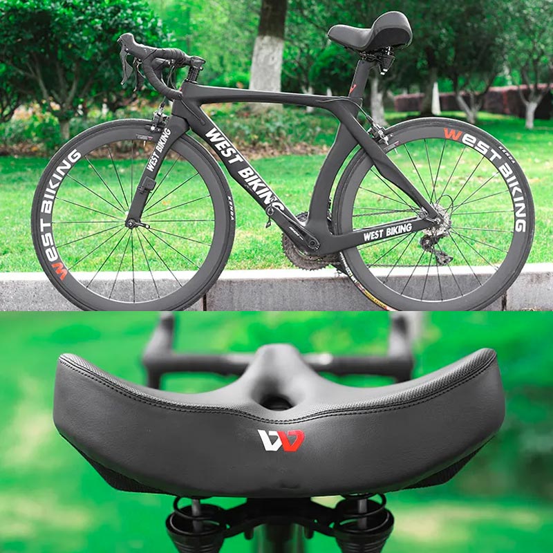 CyclePad Comfortable Bicycle Saddle with Extra Wide Seat - Elena Harper