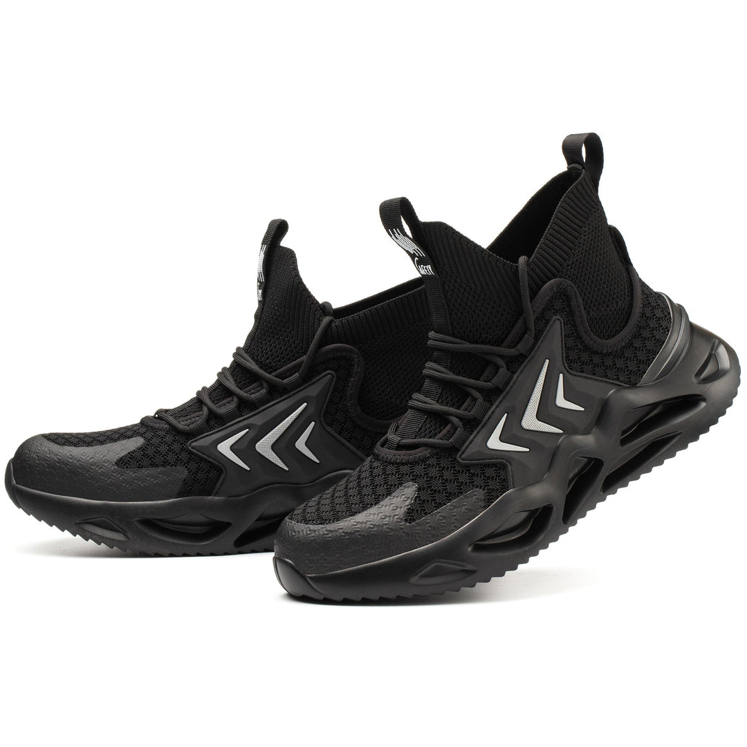 Breathable Flying Woven Anti-Smashing Safety Shoes EB