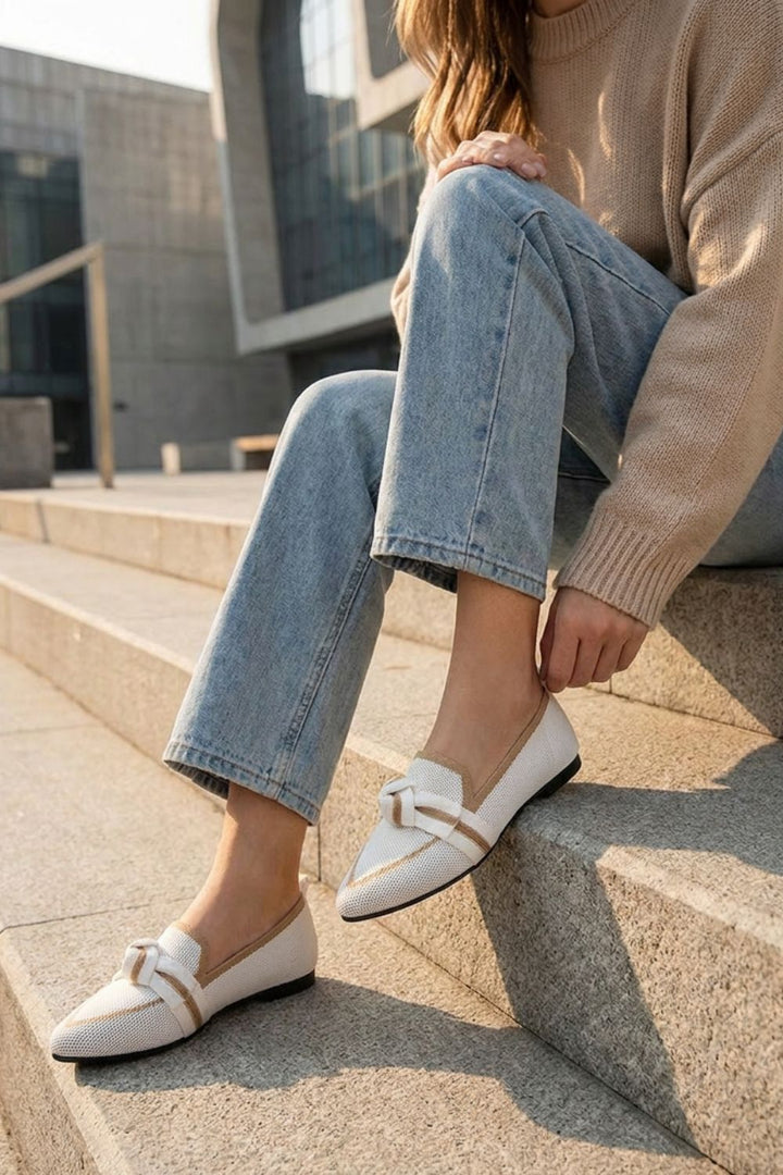 Women's Pointed Loafers | Knit