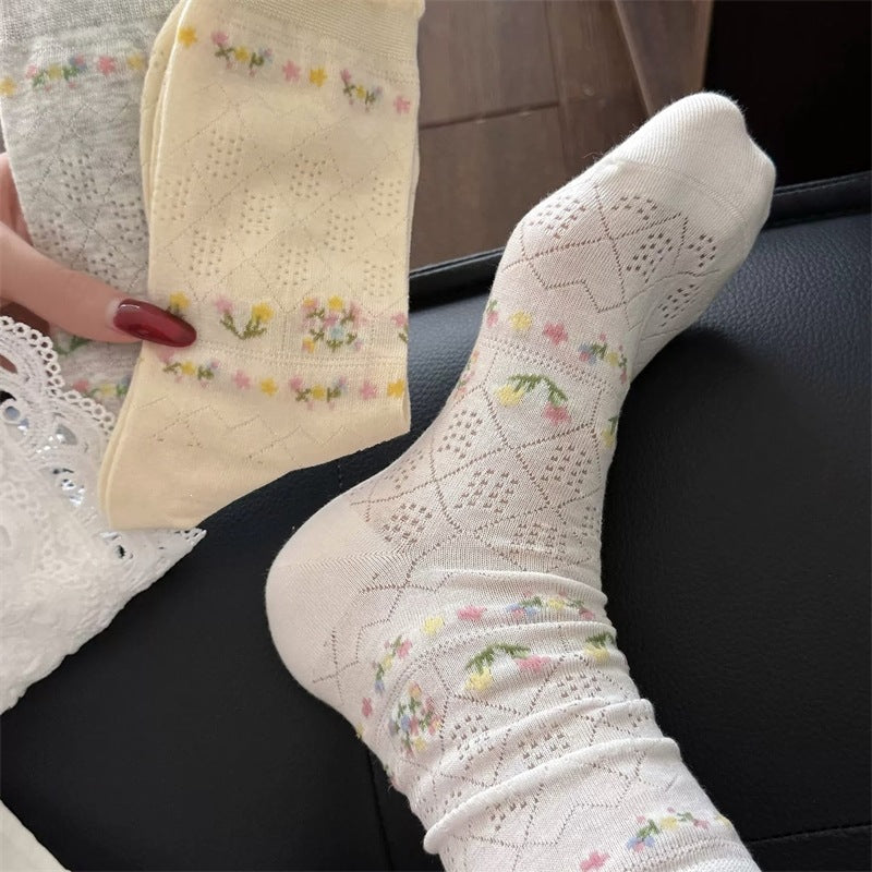 Casual Floral Socks