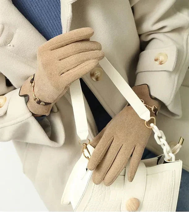 Women's Vintage Winter Gloves