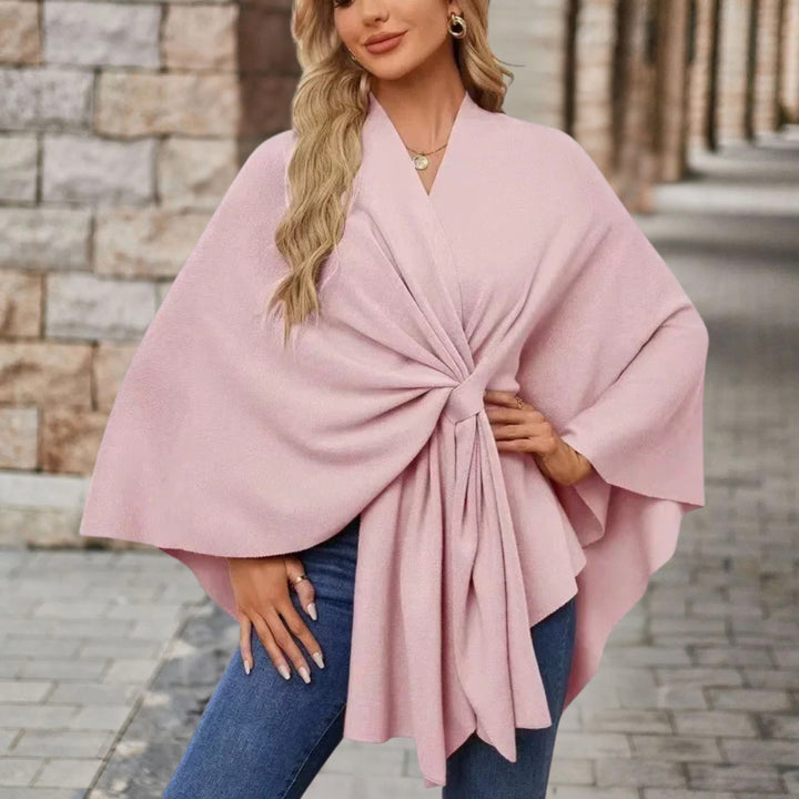 Veronika | Women's Cape-Style Top with Front Knot