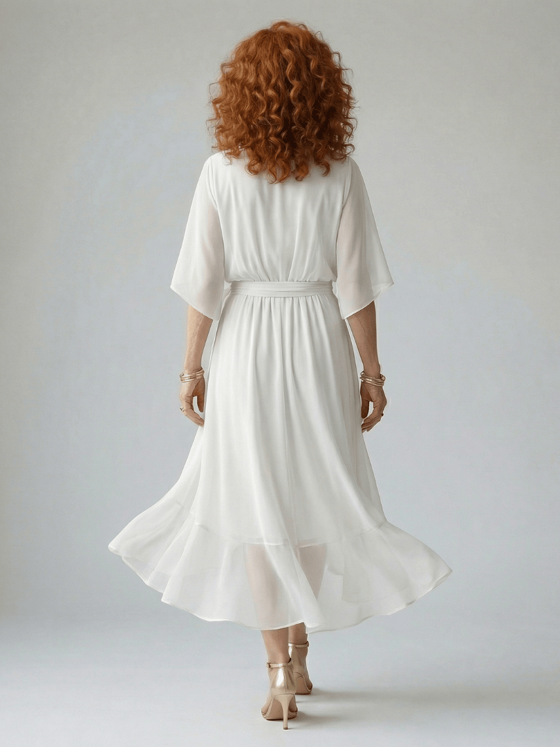 Elric™  |  Light Drape Midi Dress