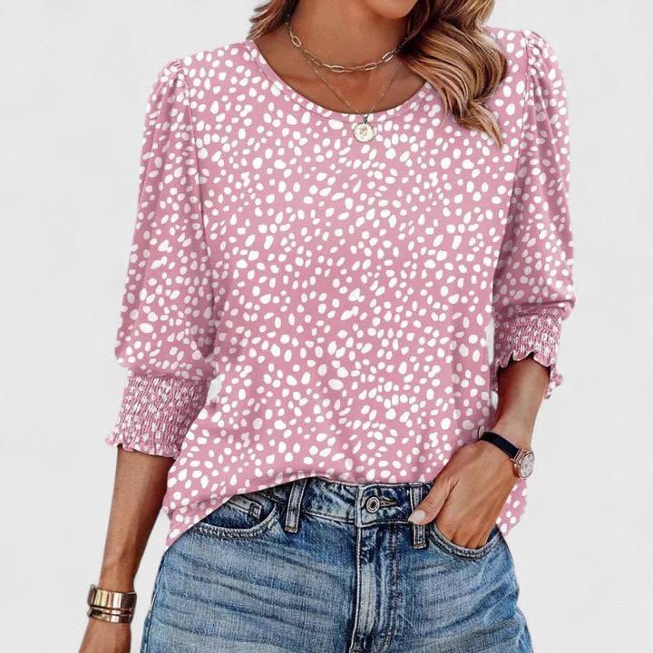 Solara™  |  Elegant Smocked Top