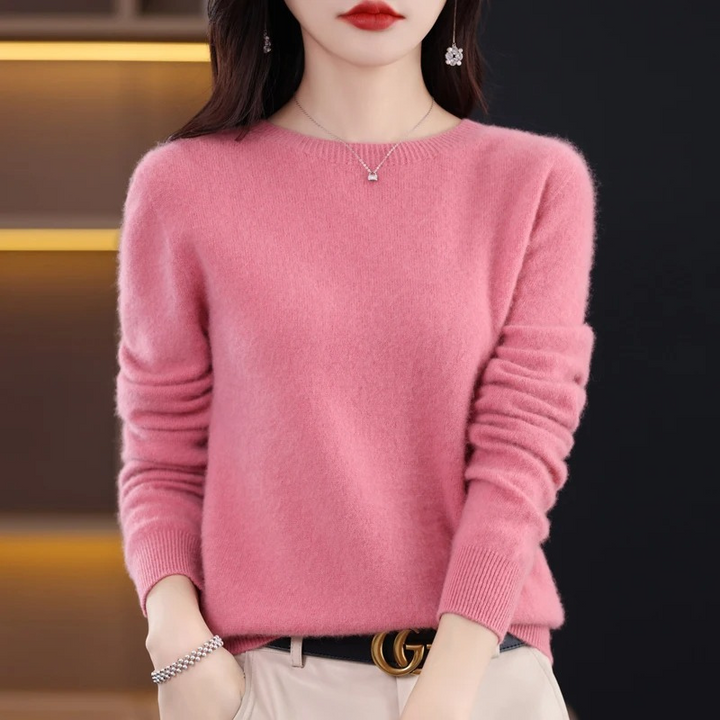 Women's Round Neck Soft Luxury Warm Sweater (S-5XL)
