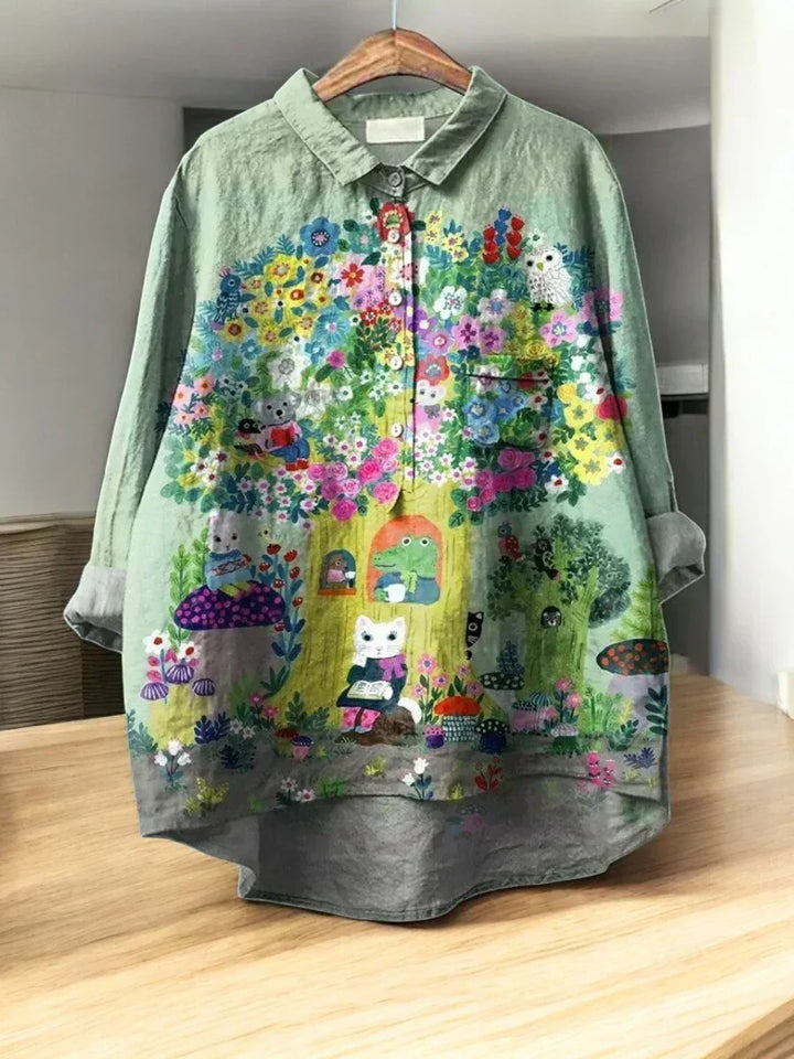Liliana Classic Blouses with Floral Pattern - Elena Harper