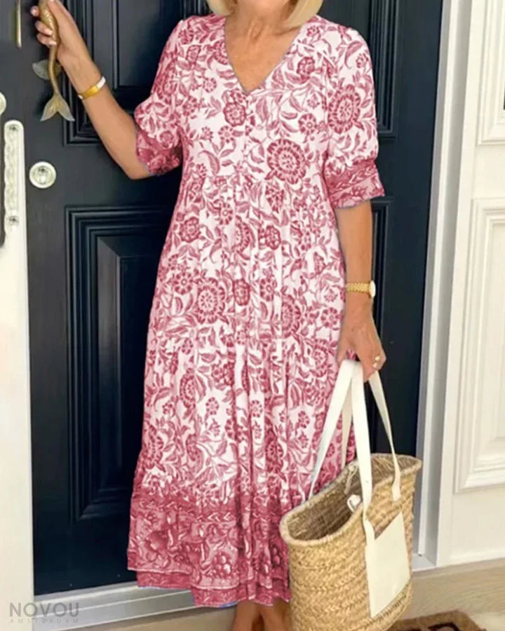 Women's Graceful Midi Dress | Timeless Elegance for Any Occasion