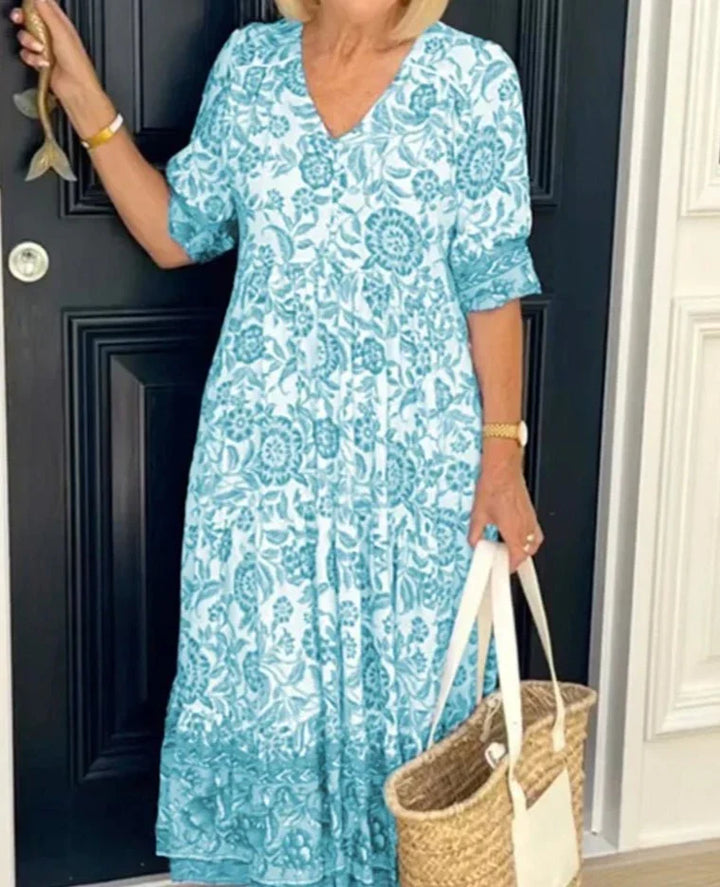 Women's Graceful Midi Dress | Timeless Elegance for Any Occasion