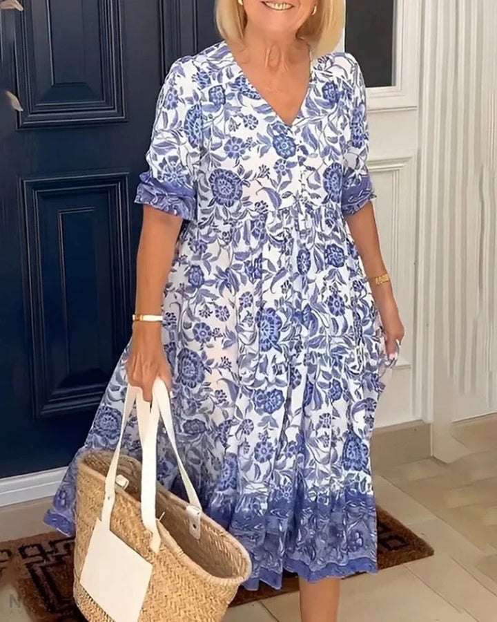 Women's Graceful Midi Dress | Timeless Elegance for Any Occasion