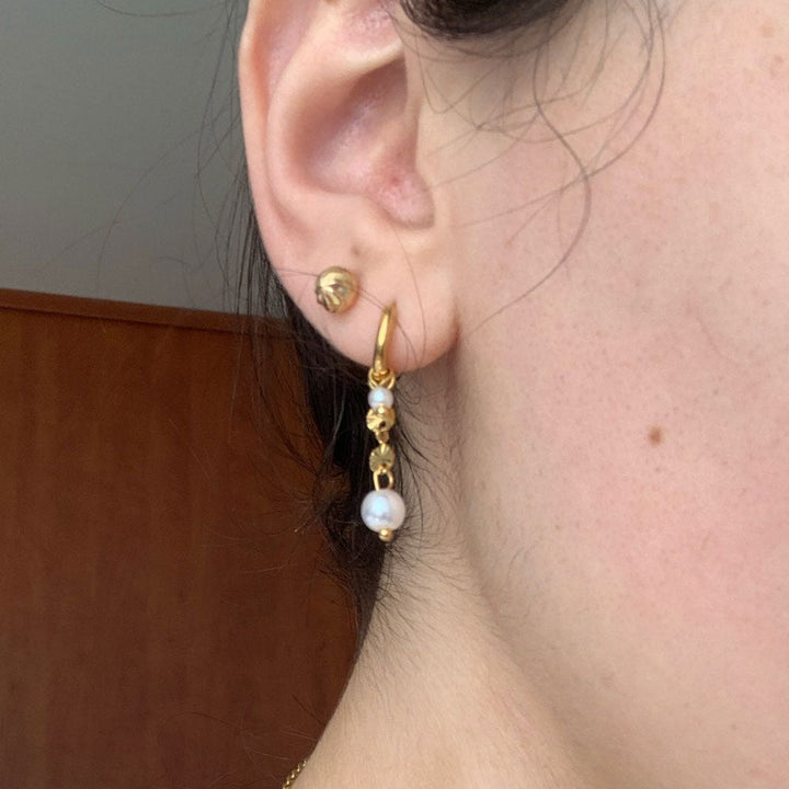 Lyannette™  |  Sunburst Earrings 18k Gold