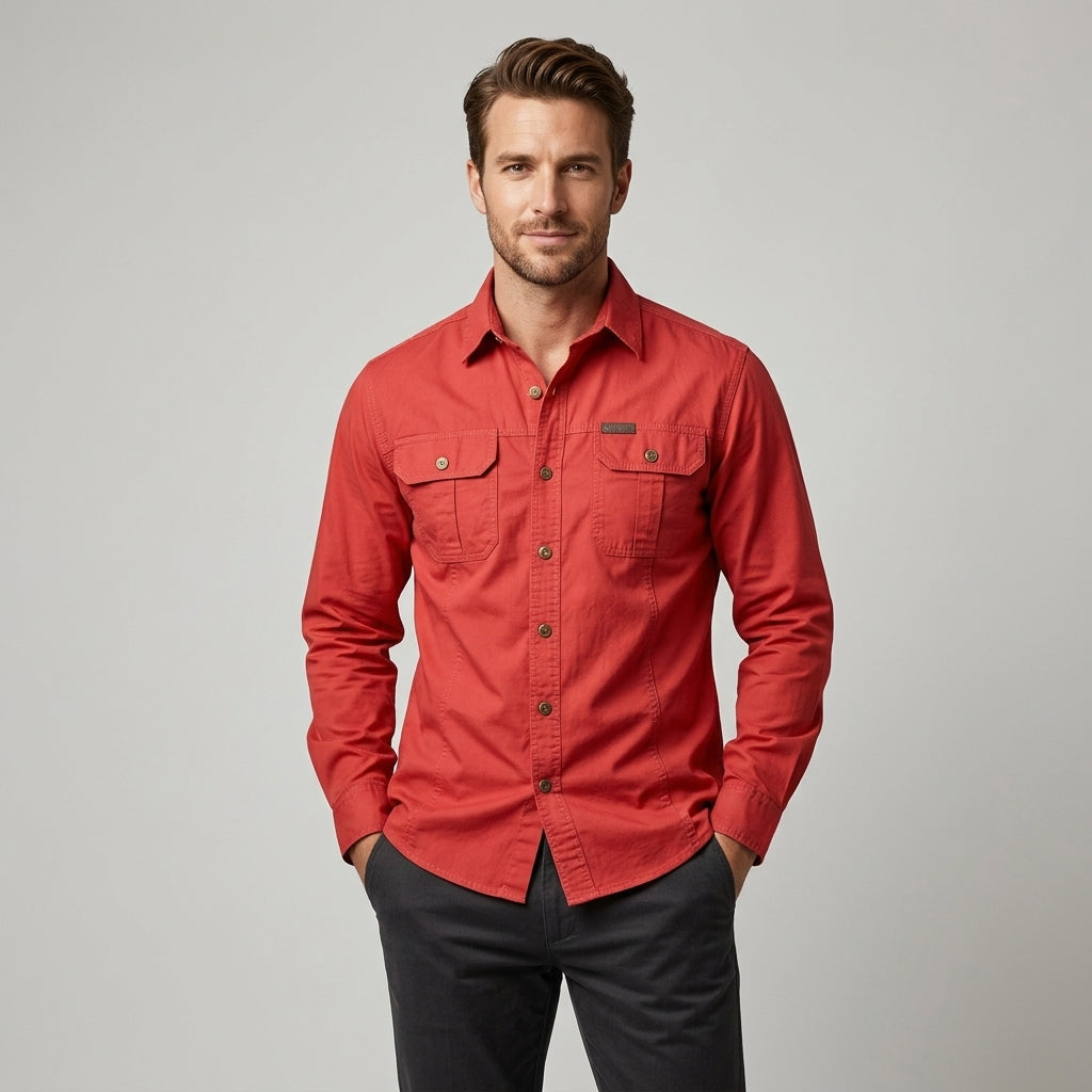 STRUCTURED SHIRT FOR MEN