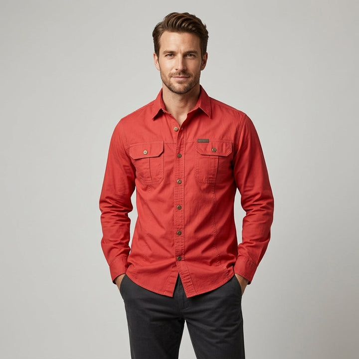 STRUCTURED SHIRT FOR MEN