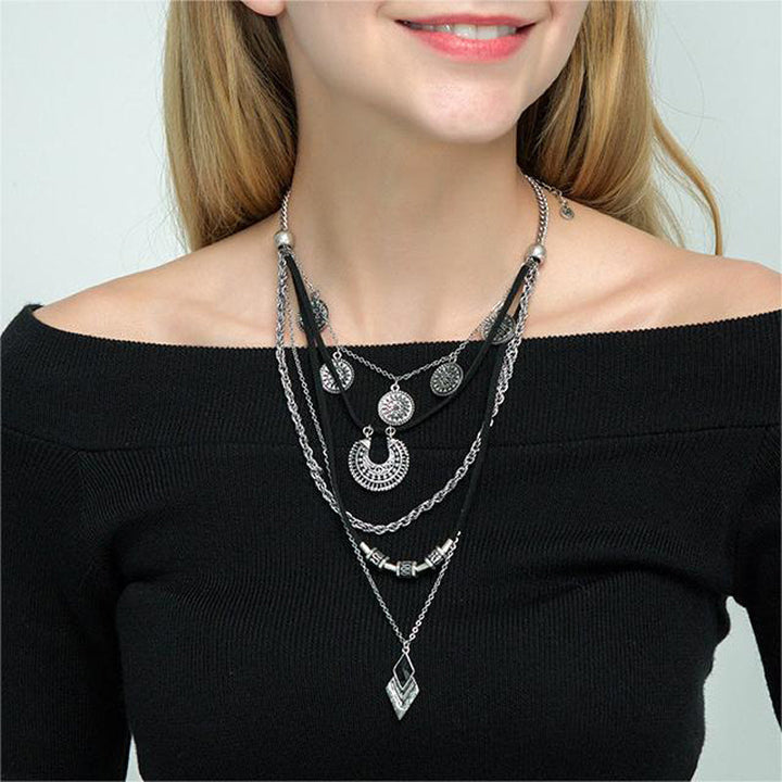 Vintage Bohemian Necklace, view 5 - Elena Harper