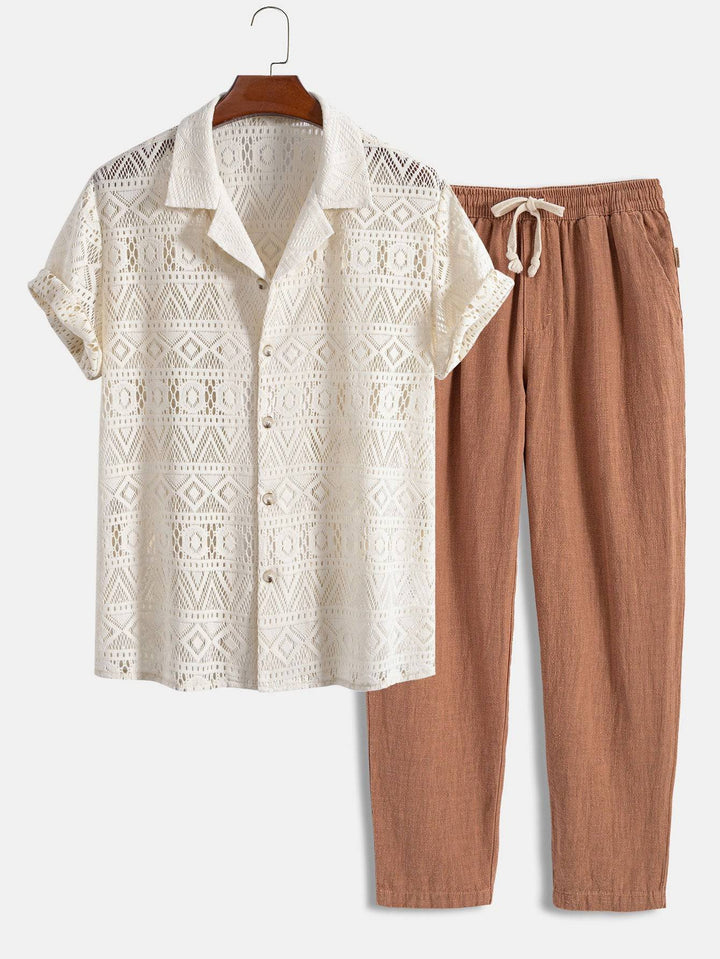 Onno™ Summer Polo Set by Emma & Rose Manhattan featuring a stylish polo shirt and shorts for boys.