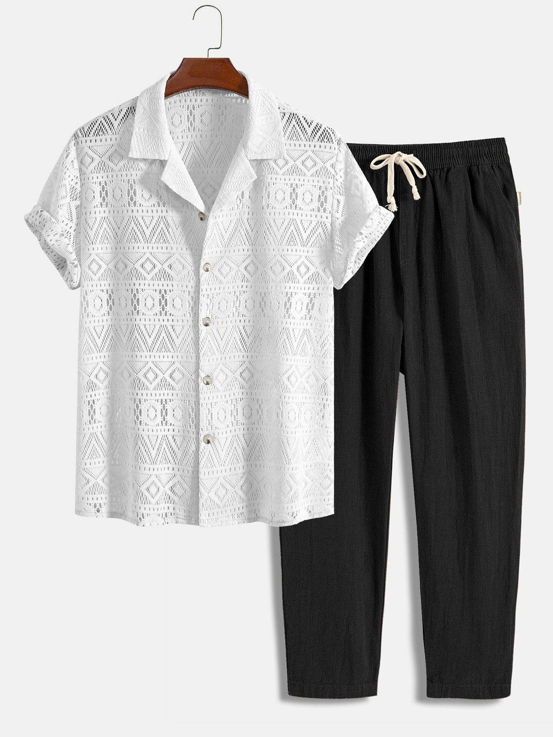 Onno™ summer polo set by Emma & Rose Manhattan, featuring a stylish polo shirt and matching shorts for boys.