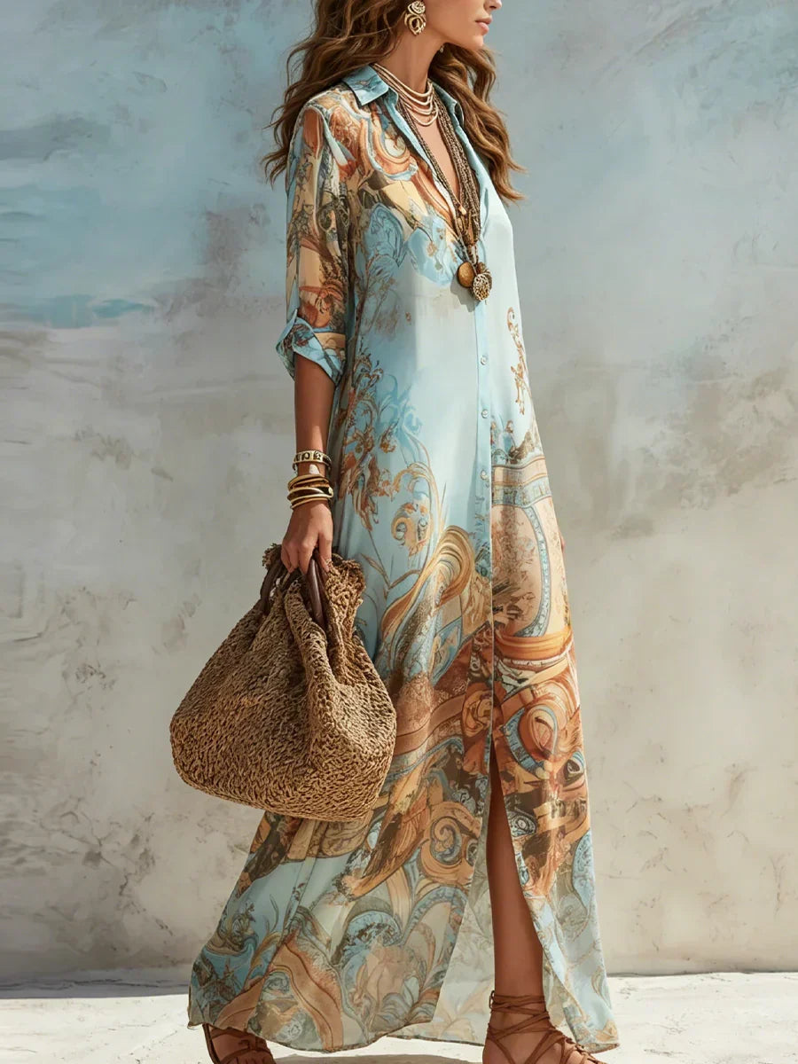 Mara | Elegant Summer Dress with Flowing Cut