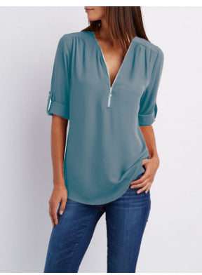 BLouse with Zipper for Women