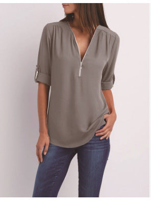 BLouse with Zipper for Women