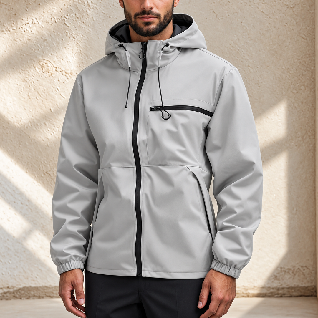 Baleron Waterproof Outdoor Hooded Jacket for Men - Elena Harper