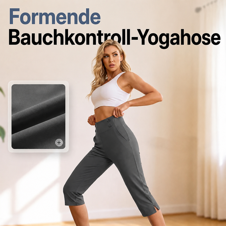 Bailessa Shaping Yoga Pants with High Waist, view 9 - Elena Harper