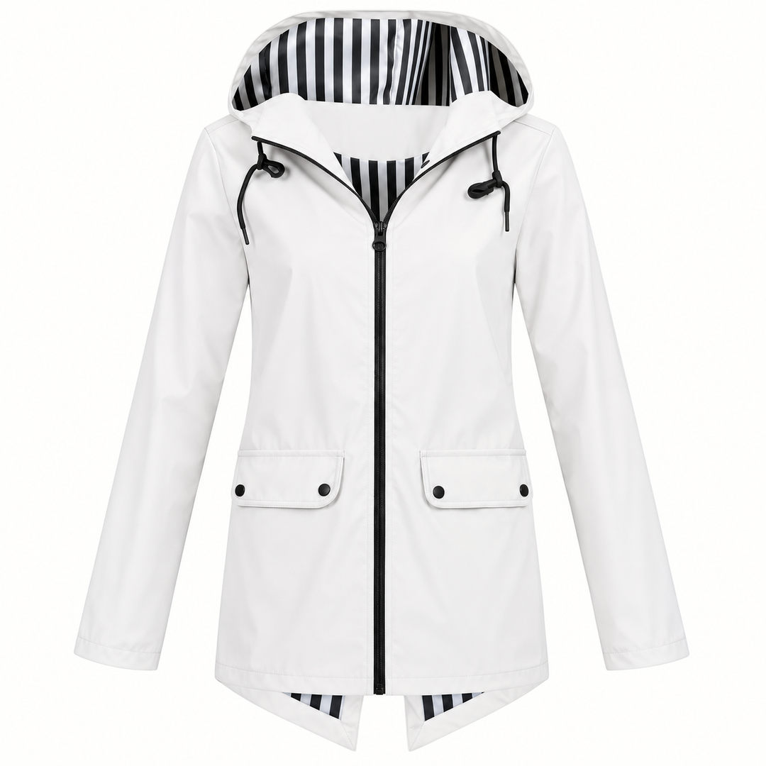 Tavellia Women's Wind and Rain Jacket for Autumn - Elena Harper